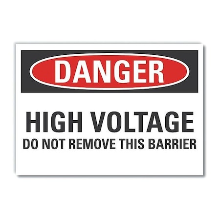 Decal Danger High Voltage Not,7x5