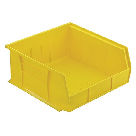 Storage Bin, Yellow, Plastic, Not Specified Load Capacity