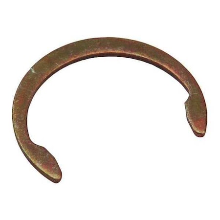 External Retaining Ring, Steel Zinc Yellow Finish, 3/4 In Shaft Dia