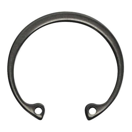 Internal Retaining Ring, Stainless Steel, Plain Finish, 0.512 In Bore Dia.