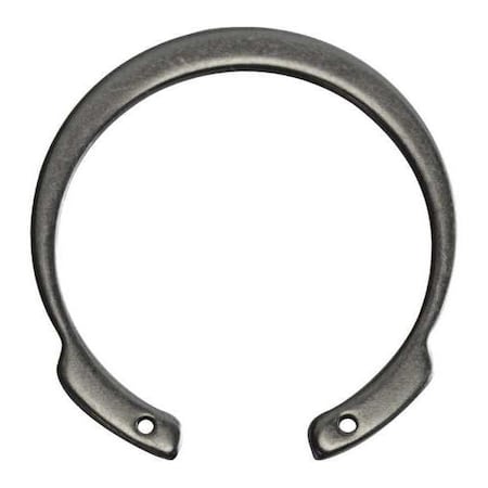Internal Retaining Ring, Stainless Steel, Plain Finish, 0.813 In Bore Dia.