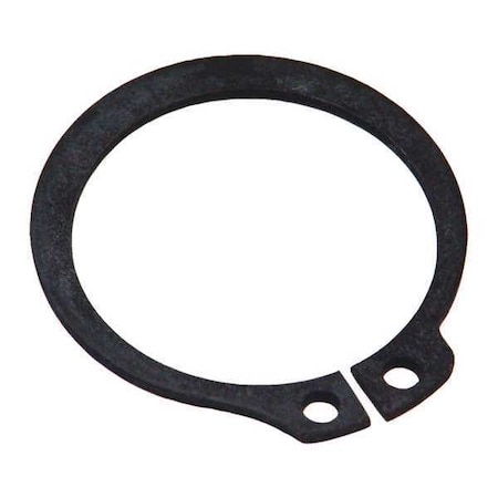 External Retaining Ring, Steel Black Phosphate Finish, 1-3/4 In Shaft Dia