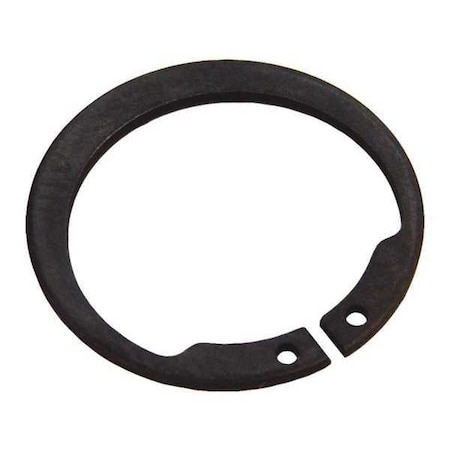 External-E Retaining Ring, Steel Black Phosphate Finish, 1.063 In Shaft Dia