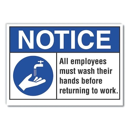 All Employees Notice,Decal,7x5, LCU5-0002-ND_7X5