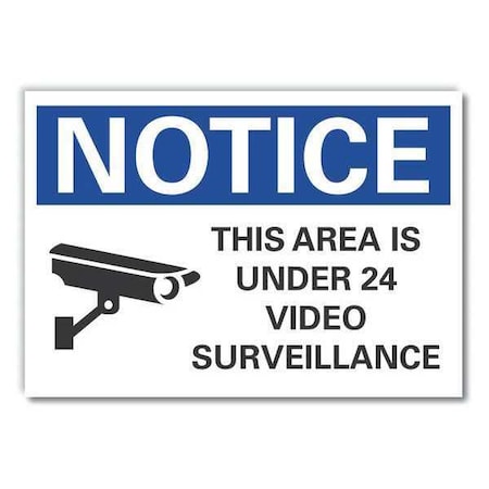This Area Is Under Notice,Decal,14x10