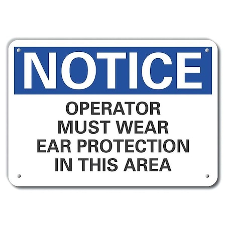 Operator Protction Notice,Plastc,14x10