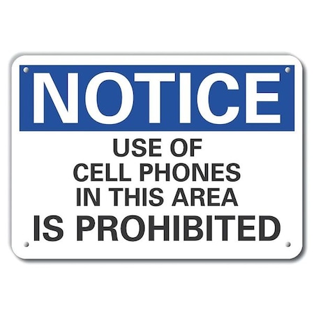 Use Of Cell Phones Notice,Alumnm,14x10