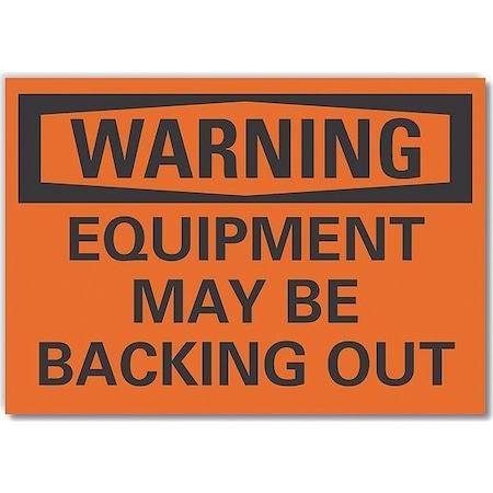 Traffic Safety Warning Label, 3 1/2 In H, 5 In W, Polyester, Horizontal Rectangle,LCU6-0110-ND_5X3.5