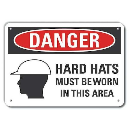 Alum Danger Hard Hats,10x7