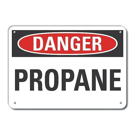 Alum Danger Propane,10x7, LCU4-0310-NA_10X7