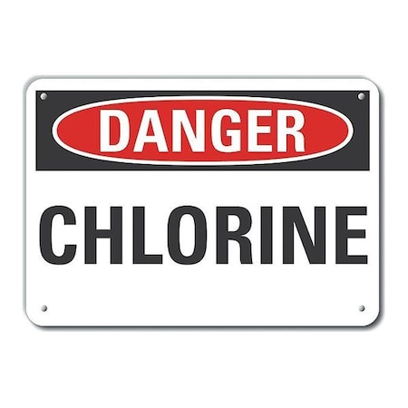 Alum Danger Chlorine,10x7, LCU4-0316-NA_10X7