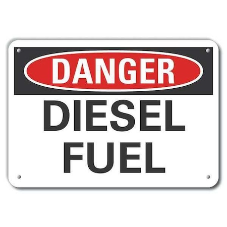 Alum Danger Diesel Fuel,10x7, LCU4-0338-NA_10X7