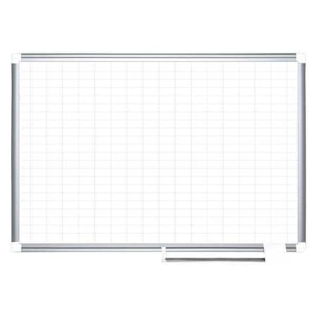 12x24 Magnetic Planning Dry Erase Board, Aluminum Frame