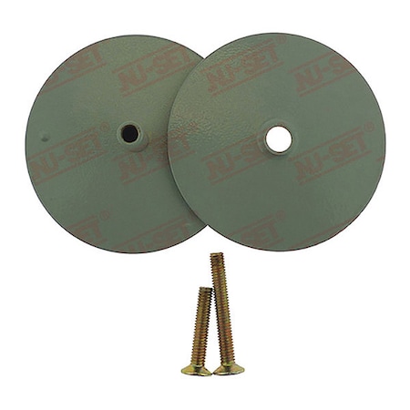 Door Hole Filler Plate,Gray