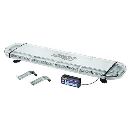 Light Bar,Lookout Blue/Red,LED,Low 48