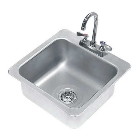 Sink,Counter Top Drop-In,16x14x8,18g