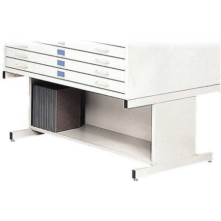 High Base For 4998WHR Flat File,White