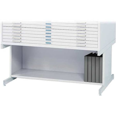 High Base For 4996WHR Flat File,White
