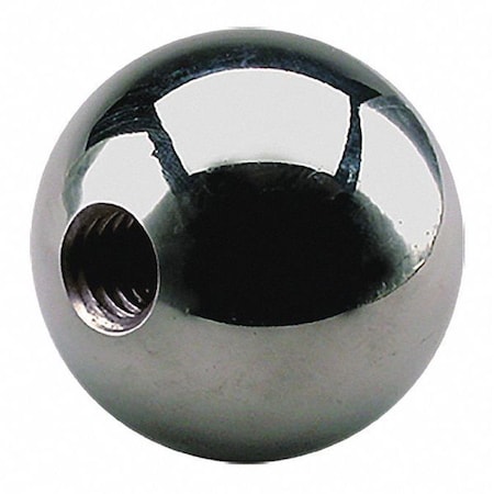 Alum Ball Knob,1/2-20,1-7/8 Dia.