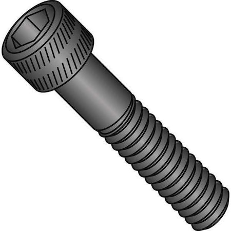 #6-40 Socket Head Cap Screw, Black Oxide Alloy Steel, 5/8 In Length, 100 PK