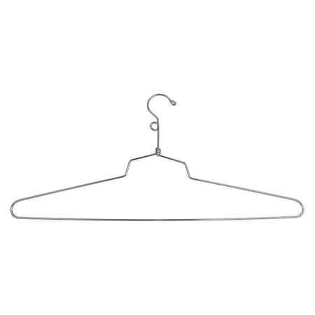 Shirt Hanger,Metal,19,Loop Hook,PK100