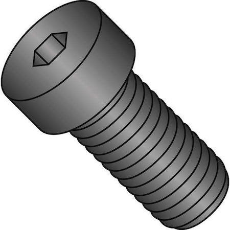 1/4-20 Socket Head Cap Screw, Black Oxide Alloy Steel, 1/2 In Length, 100 PK