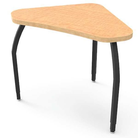 Classroom Desk, 24 D, 36 W, 26 To 31 H, Fusion Maple, Laminate