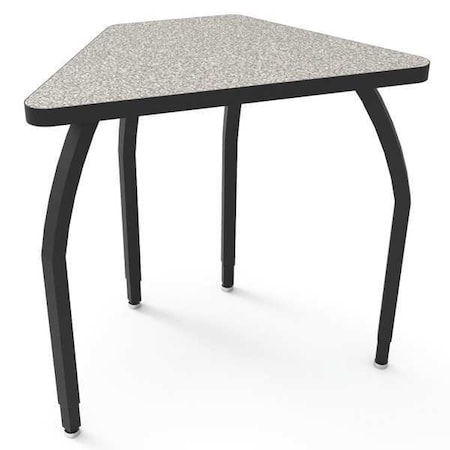 Classroom Desk, 18 D, 30 W, 26 To 31 H, Gray Nebula, Laminate