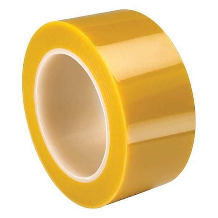 Yellow, 2 Mil, Polyester Tape-0.75X72yd.