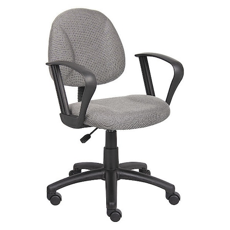 GrayPosture Deluxe Office Task Chair,25L40H,Loop,TweedSeat,B317Series