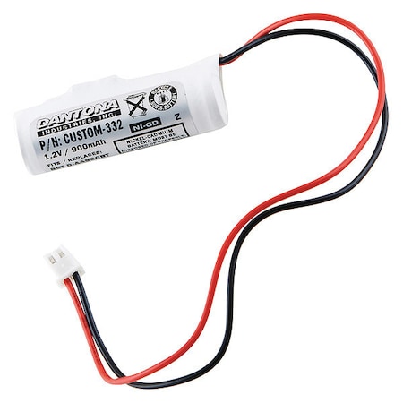 Battery 1.2 Volt Nickel Cadmium Dantona Emergency Lighting Battery