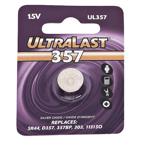 Battery 1.55 Volt Silver Oxide Ultralast Watch Battery