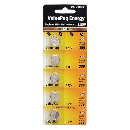 Battery 1.55 Volt Silver Oxide Dantona 5 Pack Specialty Batteries