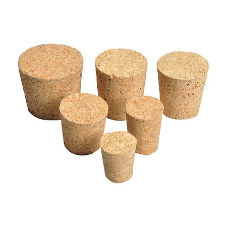 Solid Cork Stoppers,No. 2 100 P,PK100