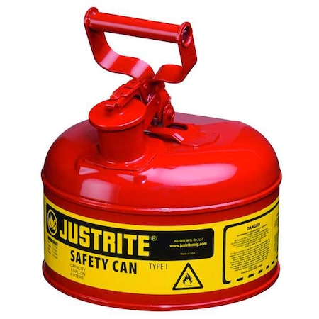 1 Gal. Red Steel Type I Safety Can For Flammables
