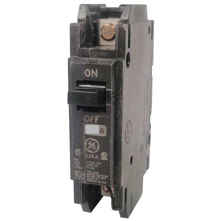 Miniature Circuit Breaker, 25 A, 120/240V AC, 1 Pole, Surface/DIN Rail Mounting Style, THHQC Series