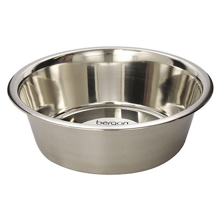 Stainless Steel Bowl 17 Cups Silver 11.2 X 11.2 X 4