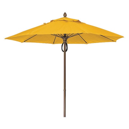 Market Umbrella 8Rib Pulley Pin Cb,Yellow,9ft.