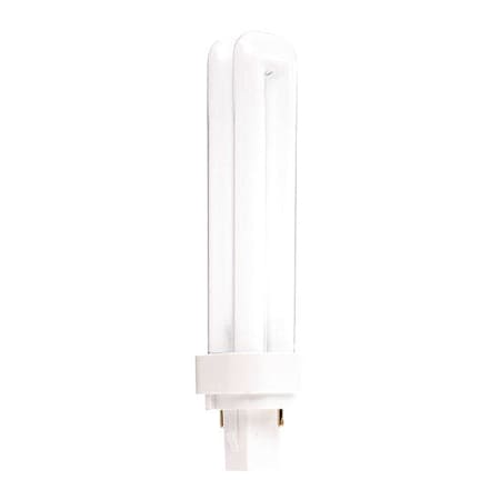 18W T4 LED Light Bulb - G24d-2 (2-Pin) Base - White Finish