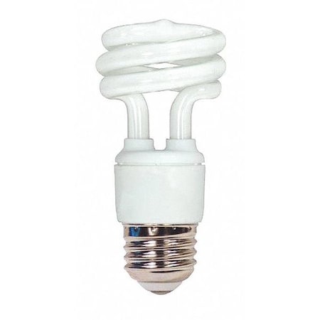 11W T2 LED Light Bulb - Medium Base - White Finish