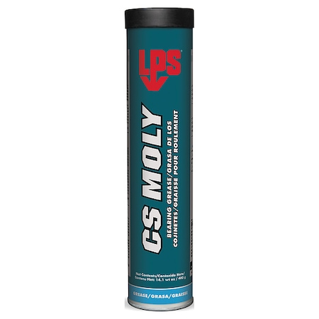 14.1 Oz CS Moly Bearing Grease Cartridge Gray/Black