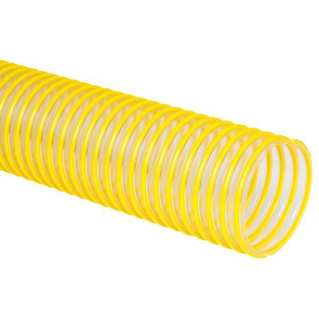 Ducting Hose,50 Ft L,Clear/Yellow