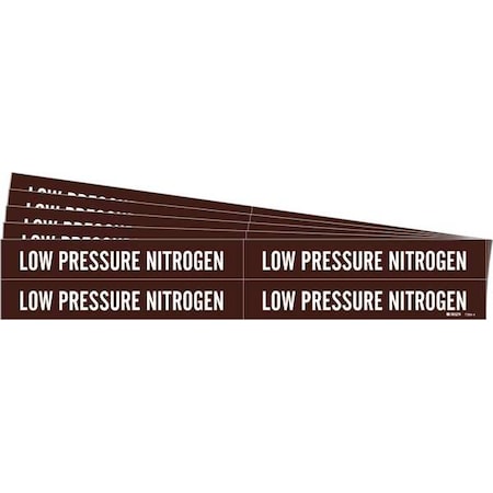 Pipe Marker,,Low Pressure Nitrogen,PK5, 7389-4-PK