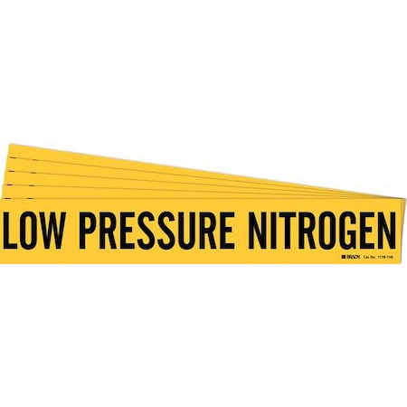 Pipe Marker,,Low Pressure Nitrogen,PK5, 7178-1HV-PK