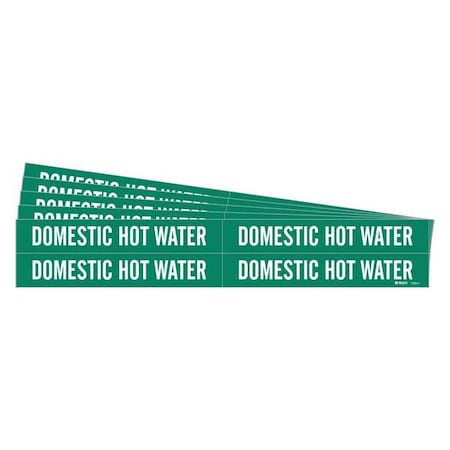 Pipe Marker,Domestic Hot Water,PK5