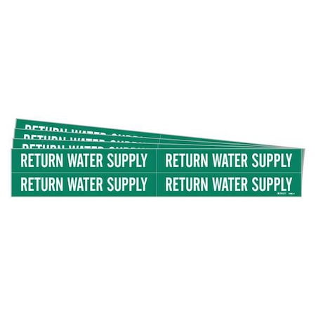 Pipe Marker,Reheat Water Return,PK5, 7405-4-PK