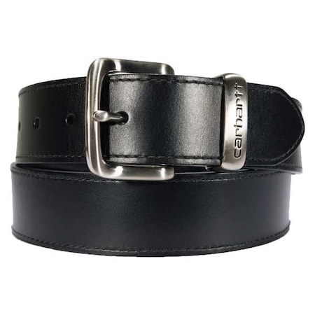 Metal Keeper Belt,Black,54 L,1-1/2 W