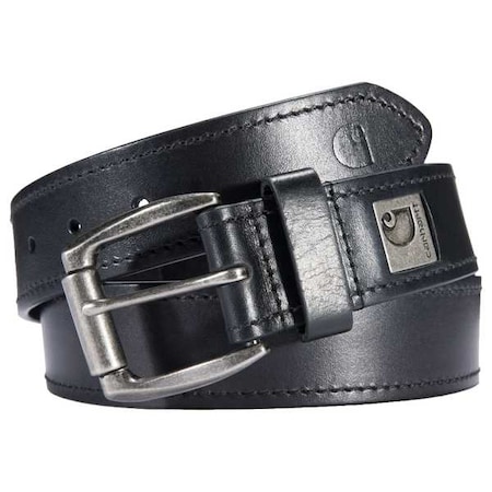 Roller Buckle Belt,Black,58 L,1-1/2 W