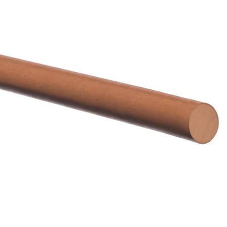 Viton Round Cord,5.7mm D,10' L,75A,Brown
