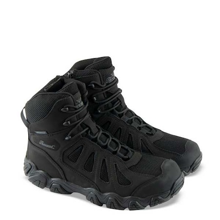 Size 7 Men's Hiker Boot Composite Hiker Boots, Black/Gray